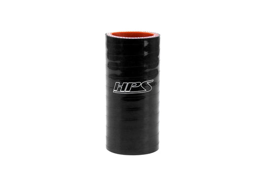HPS Performance Silicone Coupler HoseHigh Temp 4-ply Reinforced1-1/2" ID3" LongBlack HTSC-150-BLK