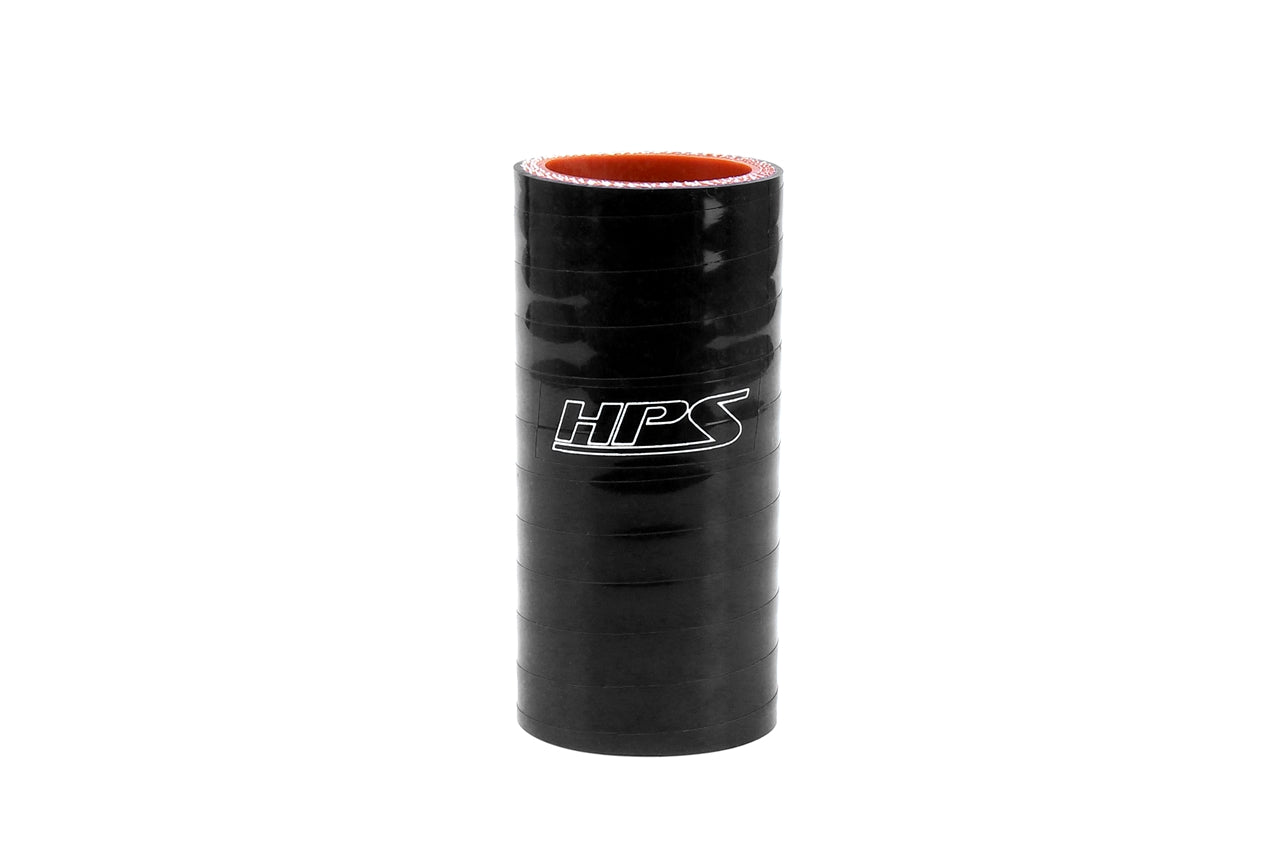 HPS Performance Silicone Coupler HoseHigh Temp 4-ply Reinforced1-1/8" ID3" LongBlack HTSC-112-BLK