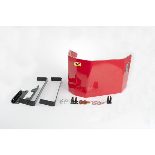 TCI Red TH400 Aluminum Transmission Shield 980000