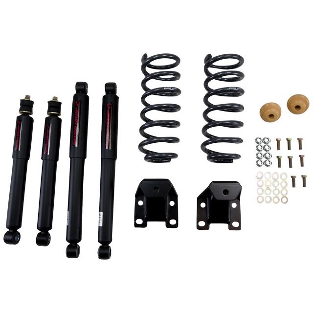 BELLTECH 901ND LOWERING KITS Front And Rear Complete Kit W/ Nitro Drop 2 Shocks 1989-1997 Ford Ranger (Std/Ext Cab) 2 in. F/2 in. R drop W/ Nitro Drop II Shocks