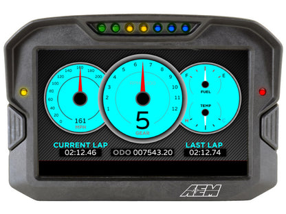 AEM CD-7 Carbon Digital Racing and Logging Dash Display - Logging / Non-GPS 30-5701