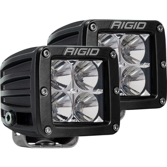 RIGID Industries D-Series PRO LED Light Flood Optic Surface Mount Pair 202113