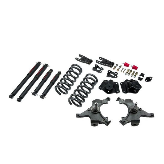 BELLTECH 792ND LOWERING KITS Front And Rear Complete Kit W/ Nitro Drop 2 Shocks 1995-1999 Chevrolet Tahoe/Yukon (4DR only) 3 in. F/4 in. R drop W/ Nitro Drop II Shocks