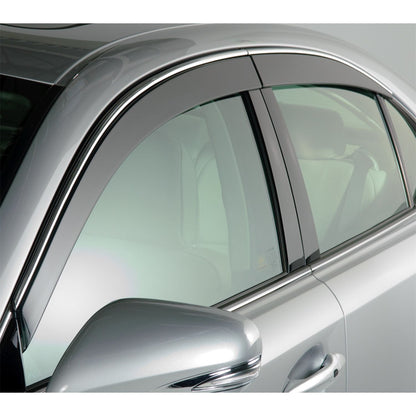 Auto Ventshade 794010 Low Profile Ventvisor Side Window Deflector With Chrome Trim 4-Piece Set For 2003-2007 Honda Accord