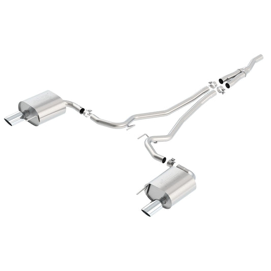 Borla 2015-2021 Ford Mustang 2.3L EcoBoost/ 3.7L V6 Cat-Back Exhaust System Touring 140585