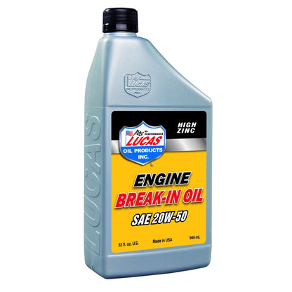 Lucas Oil Products SAE 20W-50 Break-in Oil 10635