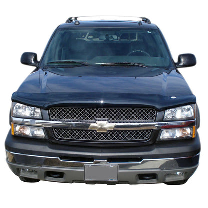 Auto Ventshade 25457 Bugflector II Dark Smoke Hood Shield For 2002-2006 Chevrolet Avalanche With Body Hardware