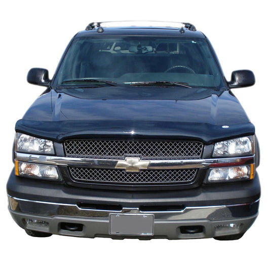 Auto Ventshade 25457 Bugflector II Dark Smoke Hood Shield For 2002-2006 Chevrolet Avalanche With Body Hardware