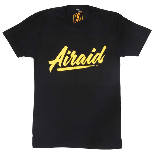 AIRAID AIR-999-380-S T-Shirt; Black Gold Airaid Logo Small