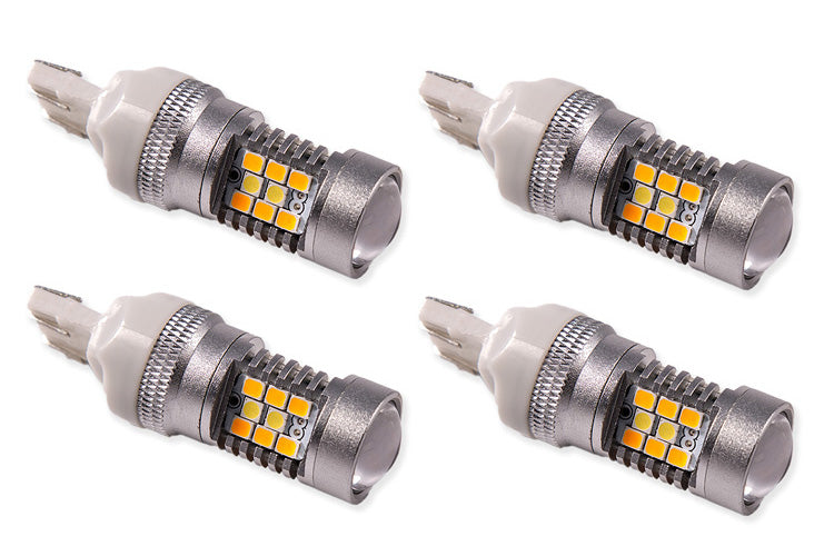 Diode Dynamics - DD0110Q - 7443 HP24 LED Cool White Switchback (four)