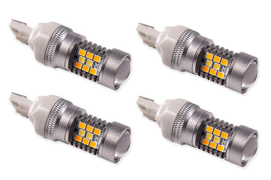 Diode Dynamics - DD0110Q - 7443 HP24 LED Cool White Switchback (four)