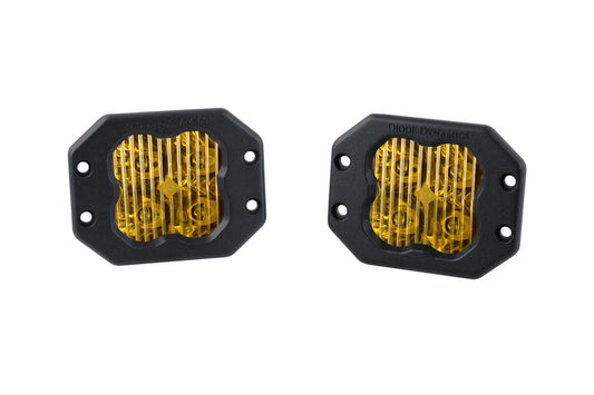 Diode Dynamics - DD6212P - Worklight SS3 Pro Yellow Driving Flush (pair)