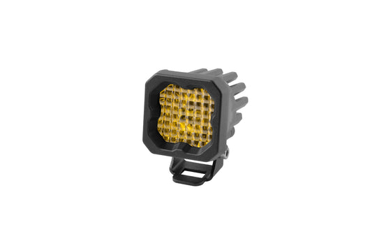 Diode Dynamics - Stage Series C1 LED Pod Pro Yellow Wide Standard ABL (single) DD6458S