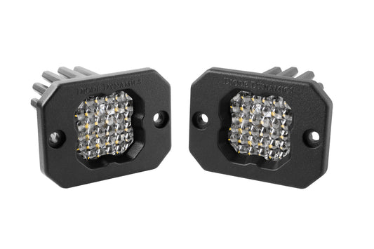 Diode Dynamics - Stage Series C1 LED Pod Sport White Flood Flush RBL (pair) DD6471P