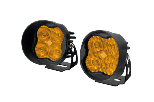 Diode Dynamics - DD6502P - SS3 LED Pod Max Yellow SAE Fog Angled (pair)