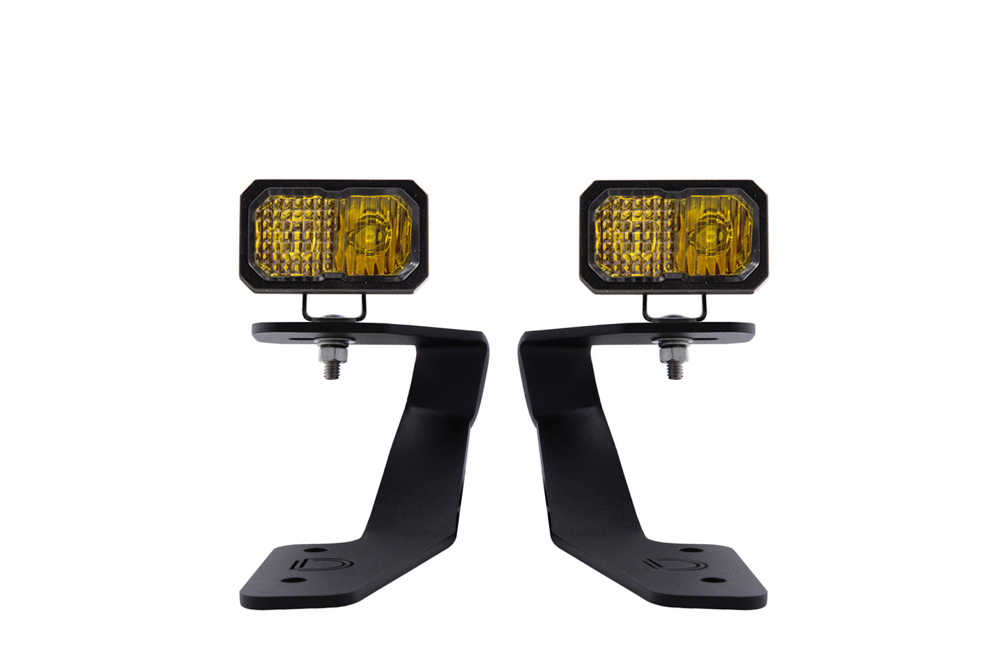 Diode Dynamics SSC2 LED Ditch Light Kit for 18-21 Subaru Crosstrek Sport Yellow Combo DD6563