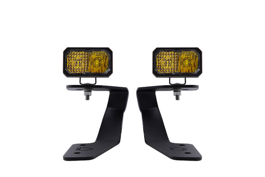 Diode Dynamics SSC2 LED Ditch Light Kit for 18-21 Subaru Crosstrek Sport Yellow Combo DD6563