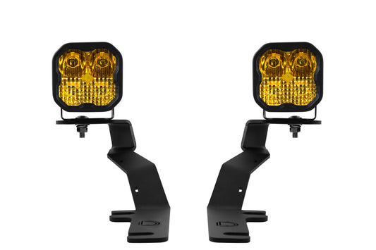 Diode Dynamics SS3 LED Ditch Light Kit for 2015-2020 F-150/Raptor Sport Yellow Combo DD6568