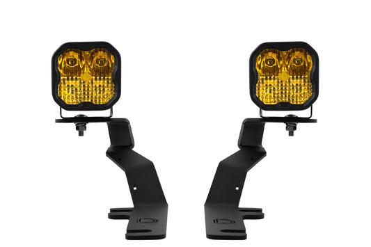 Diode Dynamics SS3 LED Ditch Light Kit for 2015-2020 F-150/Raptor Pro Yellow Combo DD6570