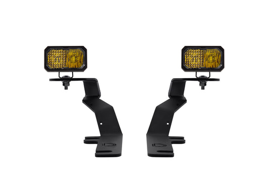 Diode Dynamics SSC2 LED Ditch Light Kit for 15-20 Ford F-150/Raptor Pro Yellow Combo DD6574