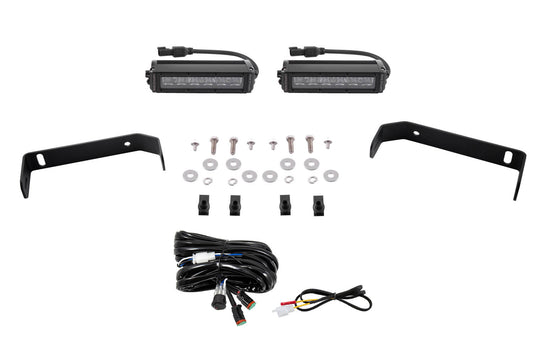 Diode Dynamics - SS6 LED Lightbar Kit for 2019-2021 Ford Ranger White Driving DD6592