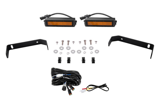 Diode Dynamics - SS6 LED Lightbar Kit for 2019-2021 Ford Ranger Amber Wide DD6595