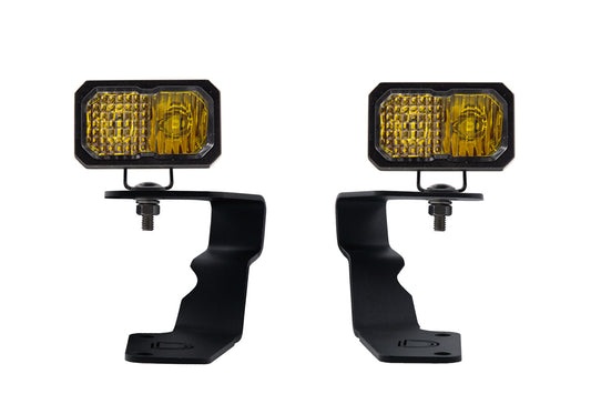 Diode Dynamics SSC2 LED Ditch Light Kit for 15-21 Subaru WRX/STi Pro Yellow Combo DD6619