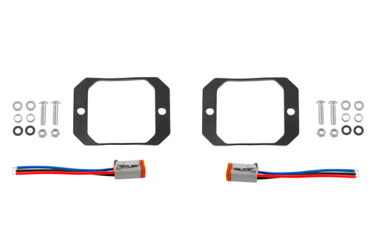 Diode Dynamics - Stage Series C1 Flush Mount Mounting Kit (pair) DD6621P