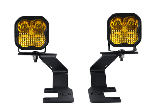 Diode Dynamics SS3 LED Ditch Light Kit for 2015-2020 Colorado/Canyon Sport Yellow Combo DD6647