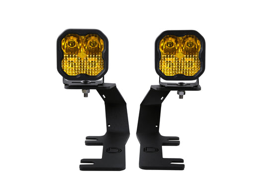 Diode Dynamics SS3 LED Ditch Light Kit for 2014-2019 Silverado/Sierra Sport Yellow Combo DD6656