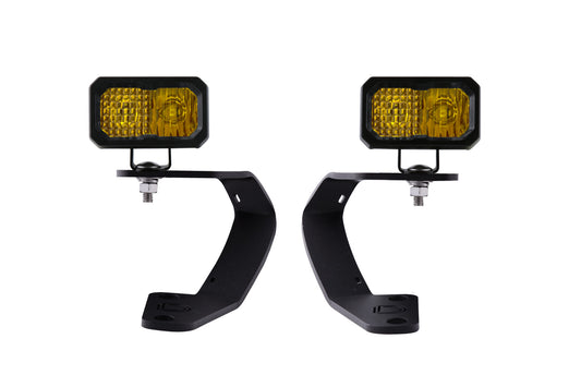 Diode Dynamics SSC2 LED Ditch Light Kit for 2010-2021 Toyota 4Runner Sport Yellow Combo DD6751