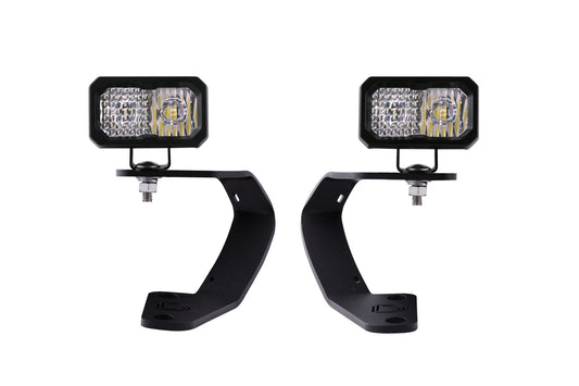 Diode Dynamics SSC2 LED Ditch Light Kit for 2010-2021 Toyota 4Runner Pro White Combo DD6752