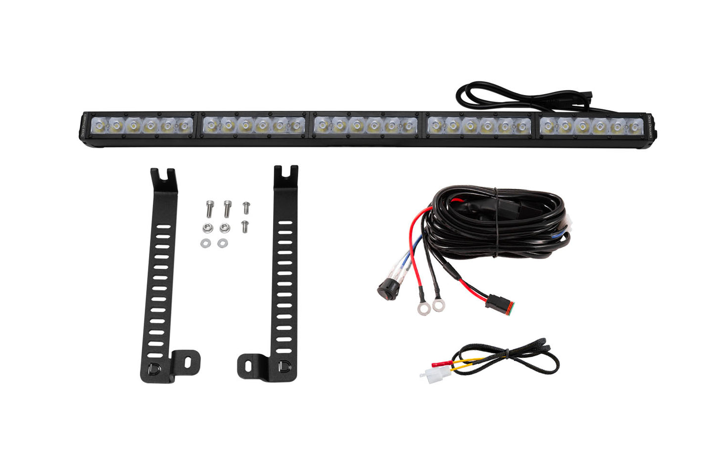 Diode Dynamics SS30 Single Stealth Lightbar Kit for 2014-2019 Toyota 4Runner White Driving DD6762