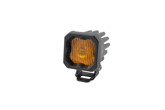 Diode Dynamics - Stage Series C1 LED Pod Yellow SAE/DOT Fog Standard ABL (one) DD6848S