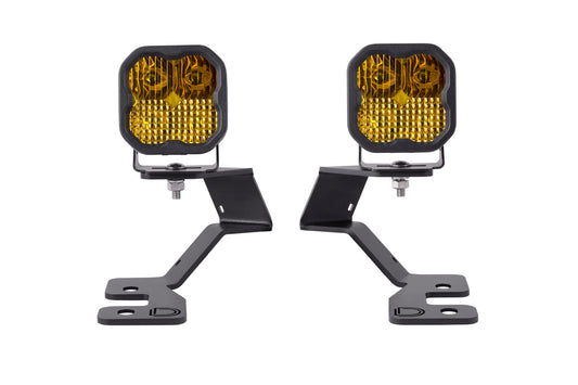 Diode Dynamics - SS3 LED Ditch Light Kit for 2021 Ford Bronco Sport Sport Yellow Combo DD7139