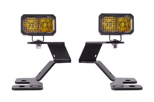 Diode Dynamics - Stage Series 2in LED Ditch Light Kit for 2021 Ford Bronco Sport Sport Yellow Combo DD7143