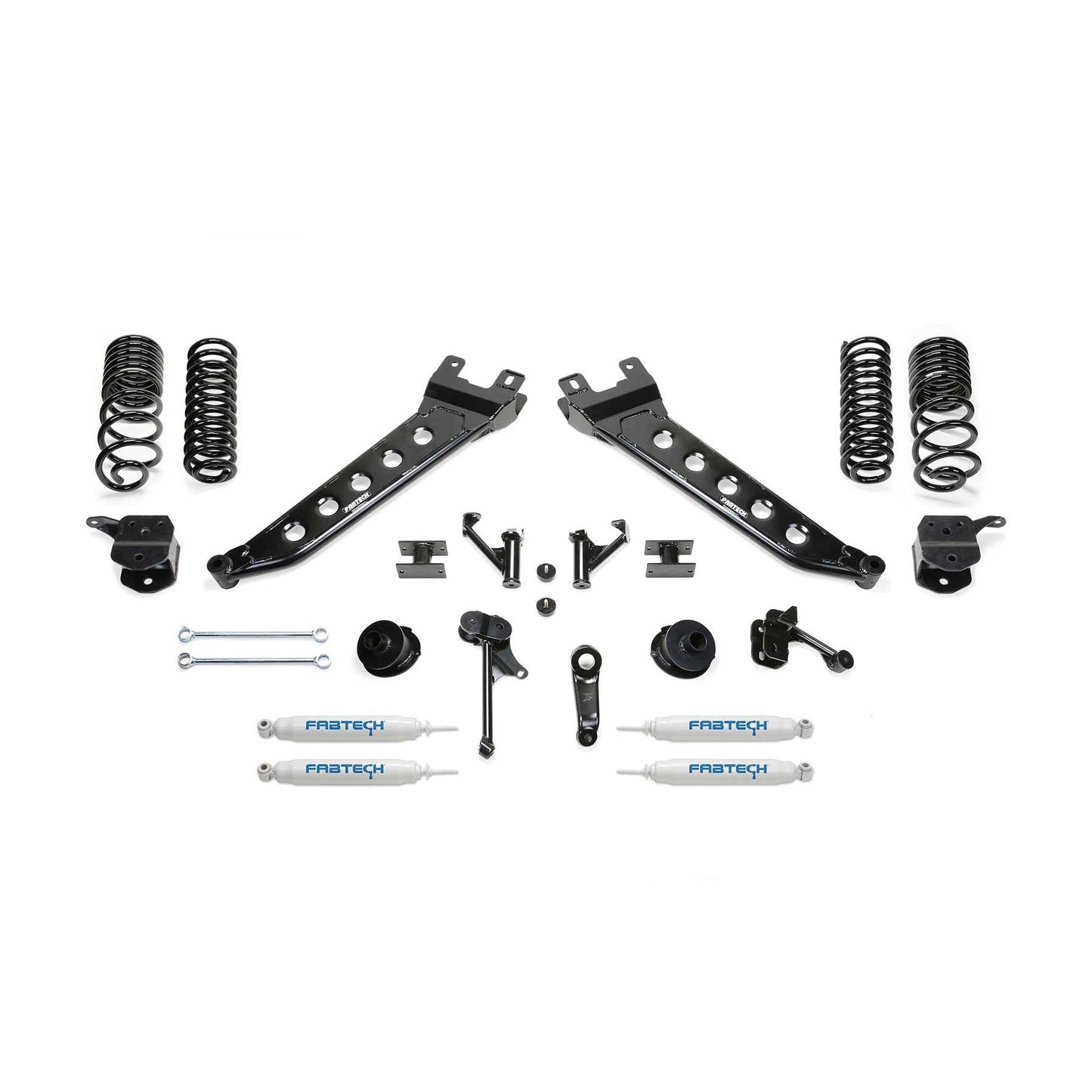 Fabtech 7" RADIUS ARM KIT W/ PERF SHKS 2014-18 RAM 2500 4WD K3156