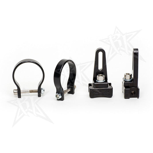 RIGID Industries 1.875 Inch Bar Clamp Fits E-Series Radiance And SR-Series Lights Black 48720