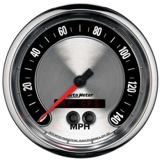 AutoMeter 5 in. GPS SPEEDOMETER 0-140 MPH AMERICAN MUSCLE 1281