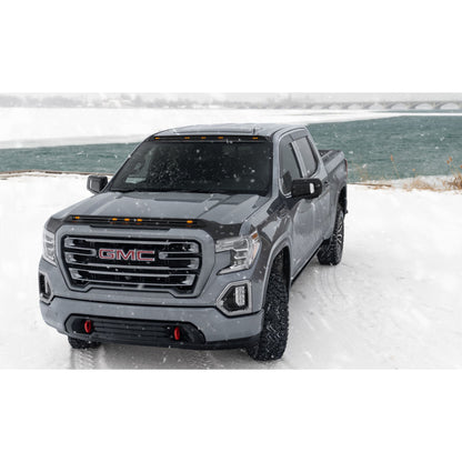 Auto Ventshade 894096 Ventvisor Low Profile Dark Smoke Side Window Deflector 4-pc Set For 20-23 Chevrolet Silverado/GMC Sierra 2500/3500 Crew Cab