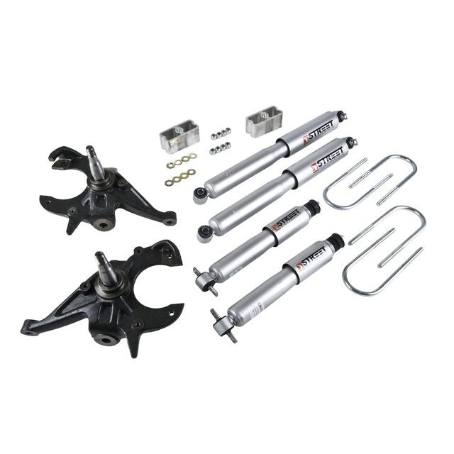 BELLTECH 613SP LOWERING KITS Front And Rear Complete Kit W/ Street Performance Shocks 1982-2004 Chevrolet S10/S15 Pickup 4&6 cyl. (Ext Cab) 2 in. F/2 in. R drop W/ Street Performance Shocks