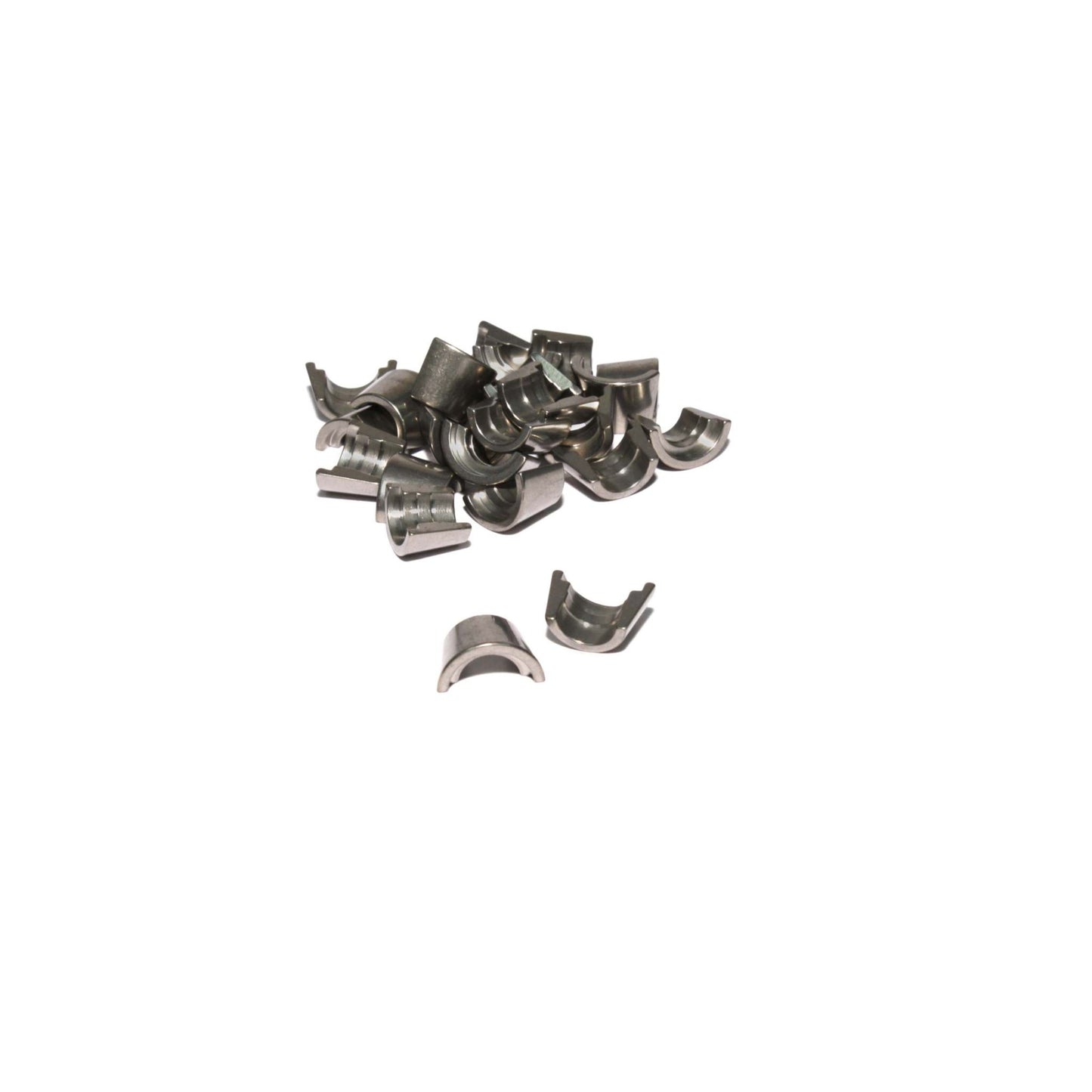 COMP Cams Titanium Set of 12 - 10 Degree 5/16" Single Groove Locks w/ Lash Cap Recess COMP-637-12