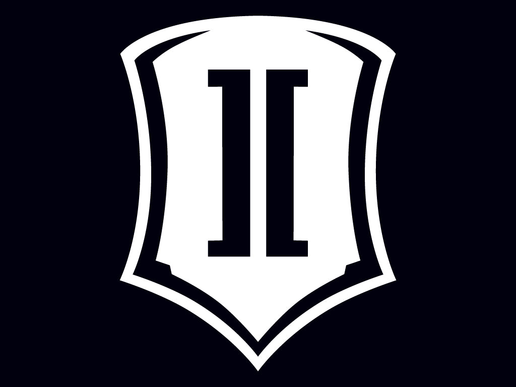 ICON Vehicle Dynamics 15 IN SHIELD WHITE STICKER-SHIELD 15 IN W