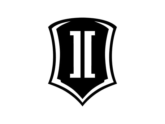 ICON Vehicle Dynamics 10 IN SHIELD BLACK STICKER-SHIELD 10 IN B