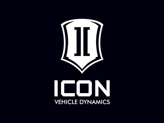 ICON Vehicle Dynamics 6 IN TALL ICON STACK SILVER STICKER-STACK 6 IN W