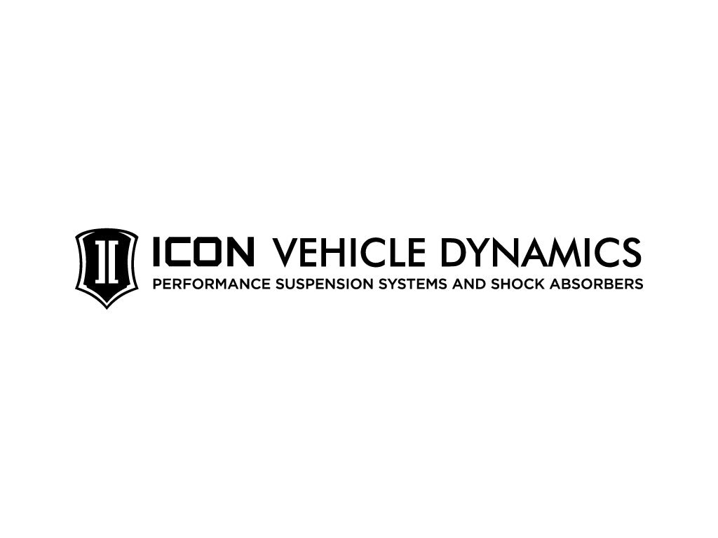 ICON Vehicle Dynamics 18 IN WIDE ICON TAGLINE BLACK STICKER-TAGLINE 18 IN B