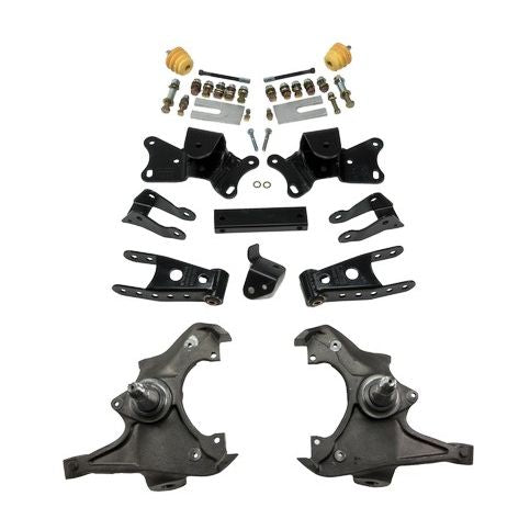 BELLTECH 721 LOWERING KITS Front And Rear Complete Kit W/O Shocks 1989-1996 Chevrolet Silverado/Sierra 3/4 Ton & 1 Ton (Ext/Crew Cab) 3 in. F/4 in. R drop W/O Shocks