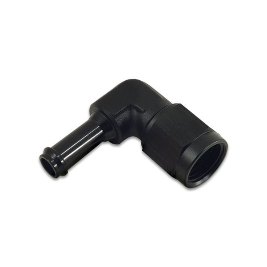 Vibrant Performance - 12025 - Female AN to Hose Barb 90 Degree Adapter AN Size: -6; Barb Size: 5/16 in.