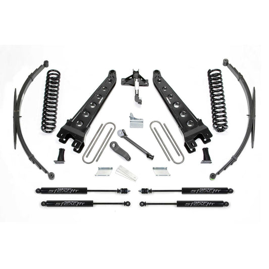 Fabtech 8" RAD ARM SYS W/COILS & RR LF SPRNGS & STEALTH 2008-16 FORD F250/350 4WD K2128M