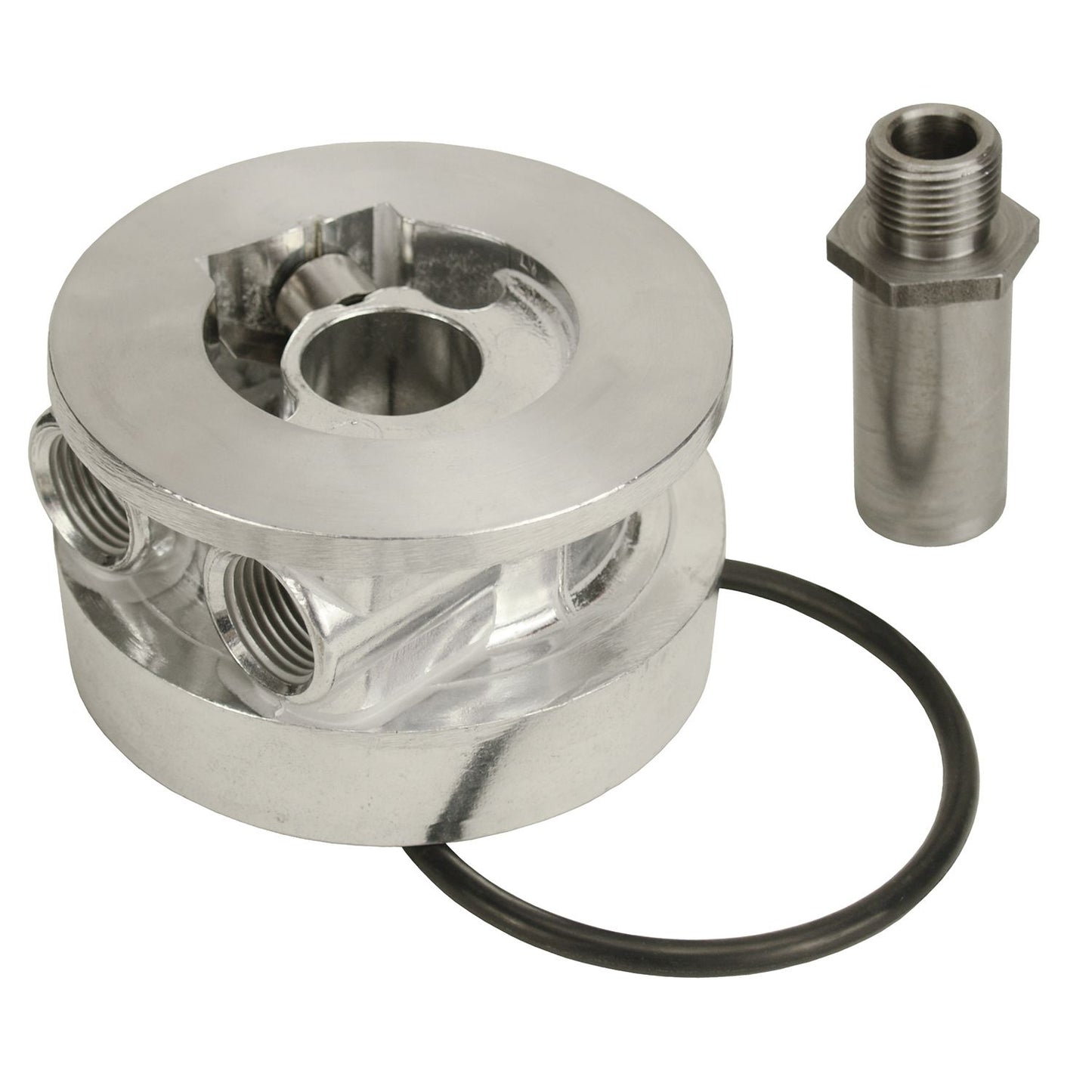 Derale GM Thermostatic Sandwich Adapter with 1/2" NPT Ports 25720